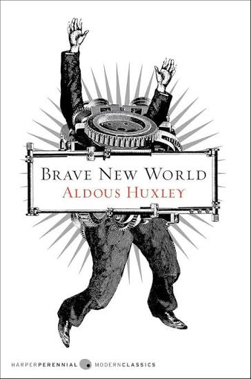 Brave New World by Aldous Huxley book cover